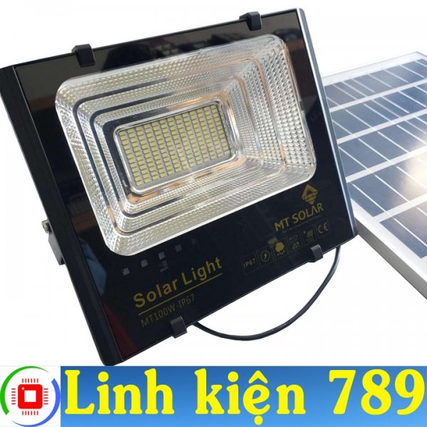Đèn LED năng lượng mặt trời LED pha 100W MT Solar